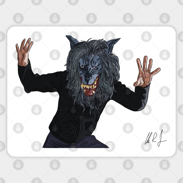 Creep: Duplass Mask Sticker by 51Deesigns